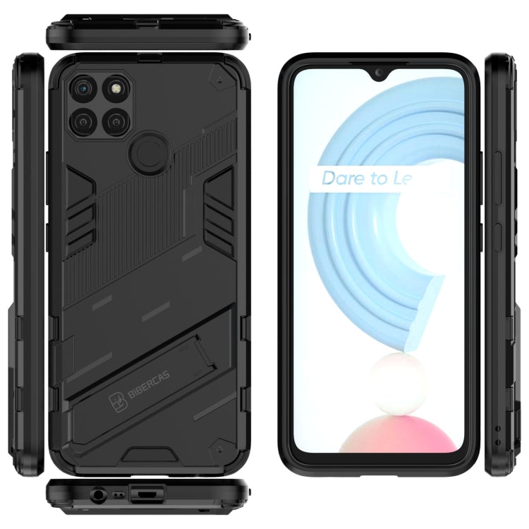 Punk Armor 2 in 1 Custodia antiurto per PC + TPU, For Realme C21Y