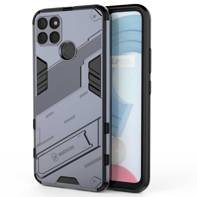 Punk Armor 2 in 1 Custodia antiurto per PC + TPU, For Realme C21Y