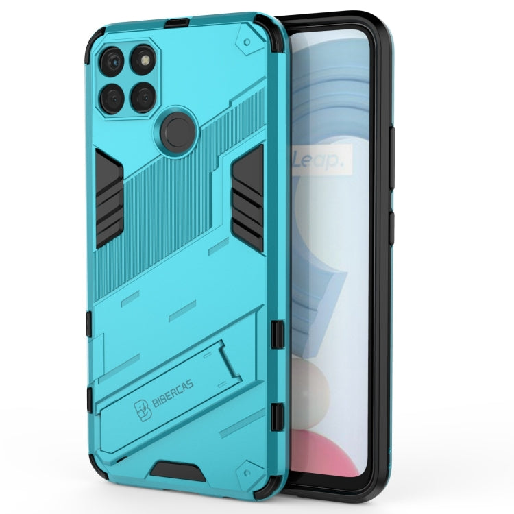 Punk Armor 2 in 1 Custodia antiurto per PC + TPU, For Realme C21Y
