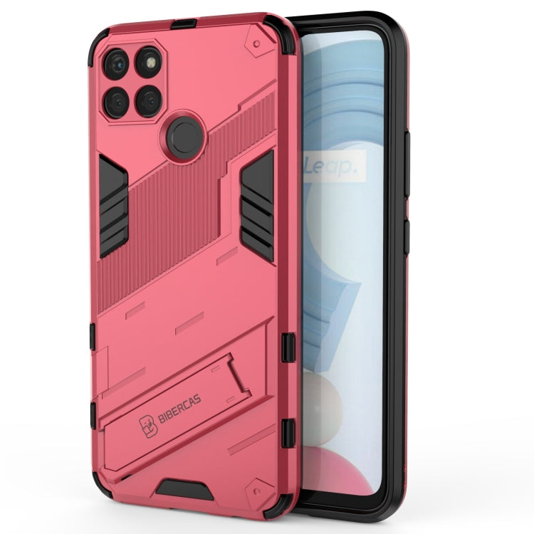Punk Armor 2 in 1 Custodia antiurto per PC + TPU, For Realme C21Y