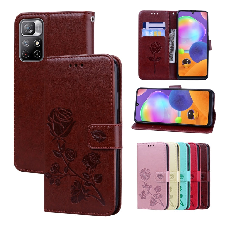 Custodia per telefono in pelle goffrata rosa, For Xiaomi Redmi Note 11 Pro+ 5G, For Samsung Galaxy A13 5G, For Samsung Galaxy A22 4G, For Samsung Galaxy A22 5G