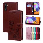 Custodia per telefono in pelle goffrata rosa, For Xiaomi Redmi Note 11 Pro+ 5G, For Samsung Galaxy A13 5G, For Samsung Galaxy A22 4G, For Samsung Galaxy A22 5G