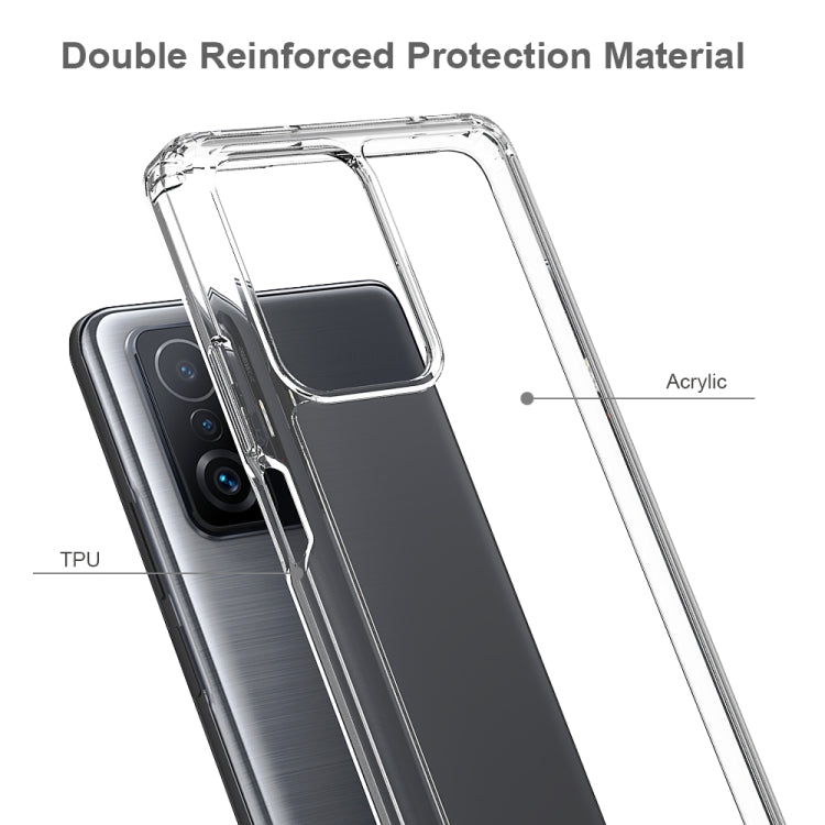 TPU antiurto antigraffio + custodia protettiva in acrilico, For Xiaomi Redmi 10 4G / Note 11 4G International Version, For Xiaomi Mi 11T / 11T Pro