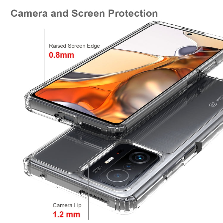 TPU antiurto antigraffio + custodia protettiva in acrilico, For Xiaomi Redmi 10 4G / Note 11 4G International Version, For Xiaomi Mi 11T / 11T Pro
