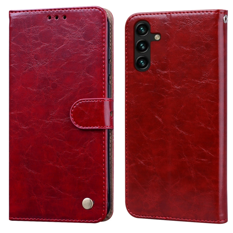 Custodia per telefono in pelle con texture in cera d'olio, For Honor 50 Lite, For Honor 50, For Samsung Galaxy A13 5G, For Samsung Galaxy A22 4G, For Samsung Galaxy A22 5G, For Samsung Galaxy M52 5G