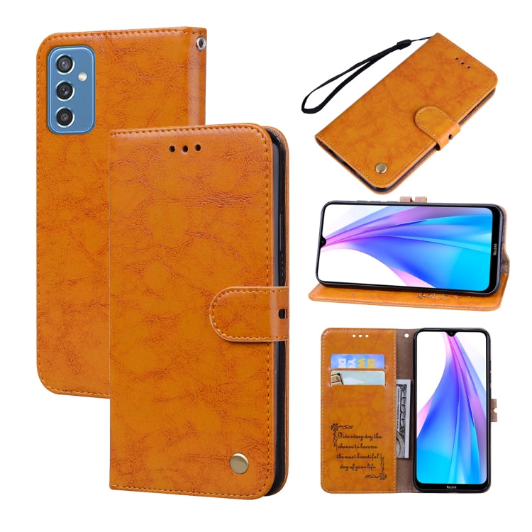 Custodia per telefono in pelle con texture in cera d'olio, For Honor 50 Lite, For Honor 50, For Samsung Galaxy A13 5G, For Samsung Galaxy A22 4G, For Samsung Galaxy A22 5G, For Samsung Galaxy M52 5G