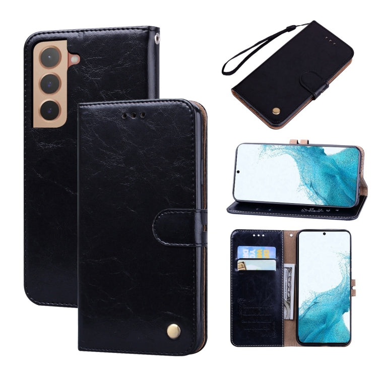 Custodia per telefono in pelle con texture in cera d'olio, For Samsung Galaxy S22 5G, For Samsung Galaxy S22+ 5G, For Samsung Galaxy S22 Ultra 5G, For Samsung Galaxy A02s, For Xiaomi Mi 11T, For Xiaomi Poco M4 Pro 5G / Redmi Note 11T 5G