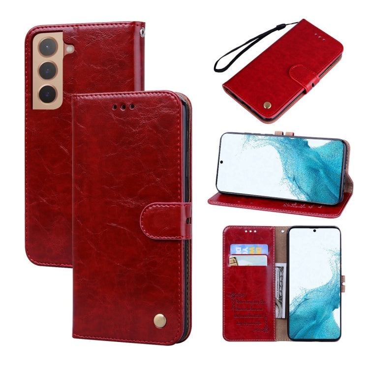 Custodia per telefono in pelle con texture in cera d'olio, For Samsung Galaxy S22 5G, For Samsung Galaxy S22+ 5G, For Samsung Galaxy S22 Ultra 5G, For Samsung Galaxy A02s, For Xiaomi Mi 11T, For Xiaomi Poco M4 Pro 5G / Redmi Note 11T 5G