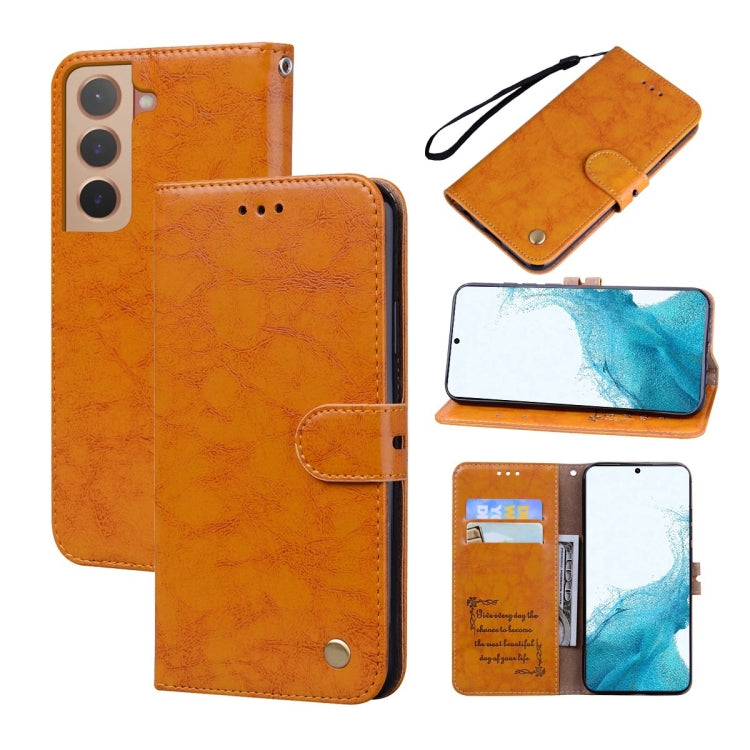Custodia per telefono in pelle con texture in cera d'olio, For Samsung Galaxy S22 5G, For Samsung Galaxy S22+ 5G, For Samsung Galaxy S22 Ultra 5G, For Samsung Galaxy A02s, For Xiaomi Mi 11T, For Xiaomi Poco M4 Pro 5G / Redmi Note 11T 5G