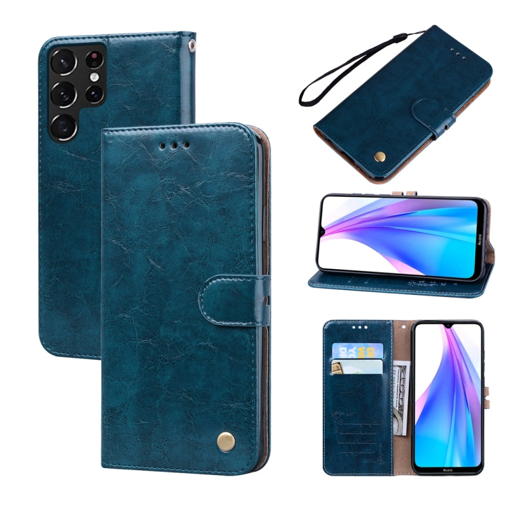 Custodia per telefono in pelle con texture in cera d'olio, For Samsung Galaxy S22 5G, For Samsung Galaxy S22+ 5G, For Samsung Galaxy S22 Ultra 5G, For Samsung Galaxy A02s, For Xiaomi Mi 11T, For Xiaomi Poco M4 Pro 5G / Redmi Note 11T 5G