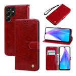 Custodia per telefono in pelle con texture in cera d'olio, For Samsung Galaxy S22 5G, For Samsung Galaxy S22+ 5G, For Samsung Galaxy S22 Ultra 5G, For Samsung Galaxy A02s, For Xiaomi Mi 11T, For Xiaomi Poco M4 Pro 5G / Redmi Note 11T 5G