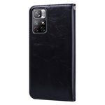 Custodia per telefono in pelle con texture in cera d'olio, For Xiaomi Redmi Note 11 Pro+ 5G