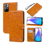 Custodia per telefono in pelle con texture in cera d'olio, For Xiaomi Redmi Note 11 Pro+ 5G