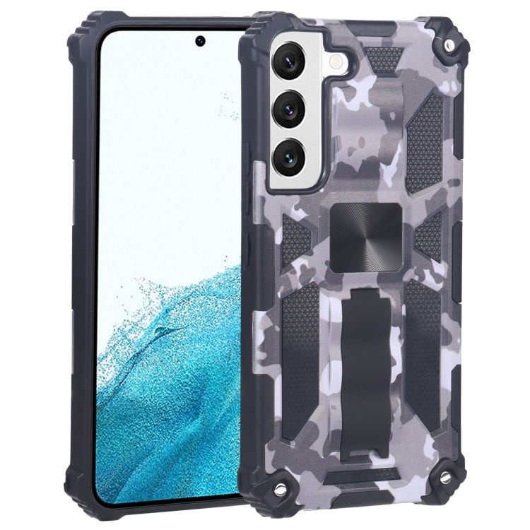 Camouflage Armor TPU antiurto + custodia protettiva magnetica per PC con supporto, For Samsung Galaxy A13 5G, For Samsung Galaxy S22 5G, For Xiaomi Mi 11T / 11T Pro, For Samsung Galaxy S22+ 5G
