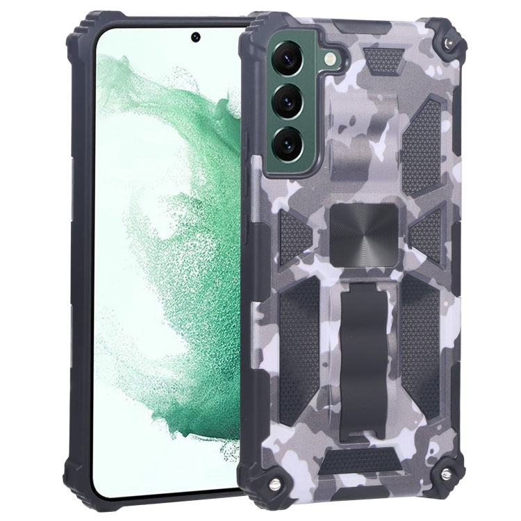 Camouflage Armor TPU antiurto + custodia protettiva magnetica per PC con supporto, For Samsung Galaxy A13 5G, For Samsung Galaxy S22 5G, For Xiaomi Mi 11T / 11T Pro, For Samsung Galaxy S22+ 5G
