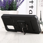 Cover per fotocamera scorrevole Design Custodia per telefono antiurto per PC + TPU con supporto per anello e slot per schede, For Samsung Galaxy A13 5G, For Samsung Galaxy S22 5G, For Samsung Galaxy S22+ 5G