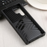 Cover per fotocamera scorrevole Design Custodia per telefono antiurto per PC + TPU con supporto per anello e slot per schede, For Samsung Galaxy S22 Ultra 5G