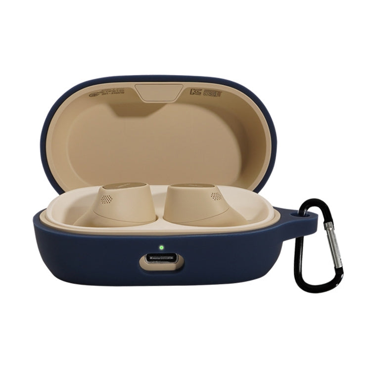 Custodia protettiva per auricolari in silicone con gancio, For Jabra Elite 7 Pro