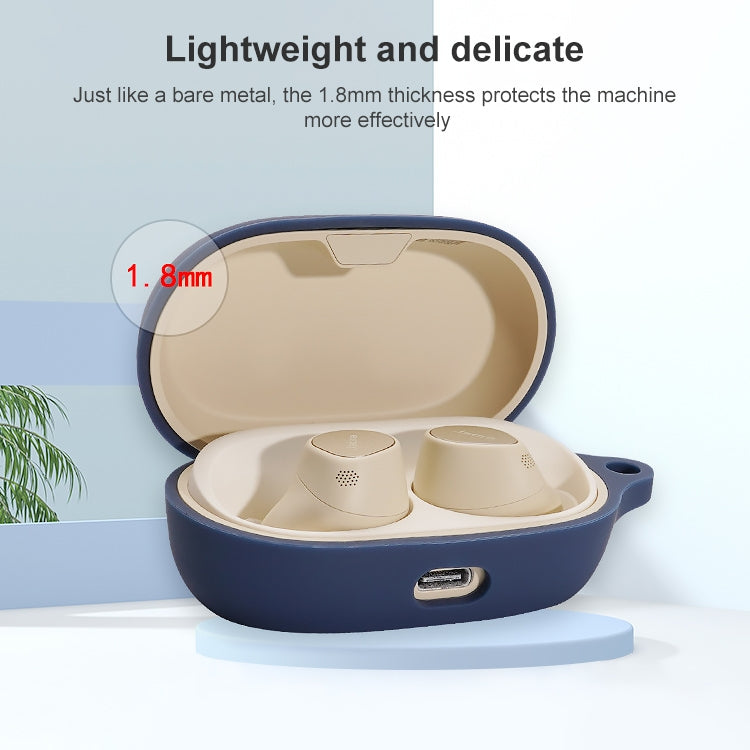 Custodia protettiva per auricolari in silicone con gancio, For Jabra Elite 7 Pro