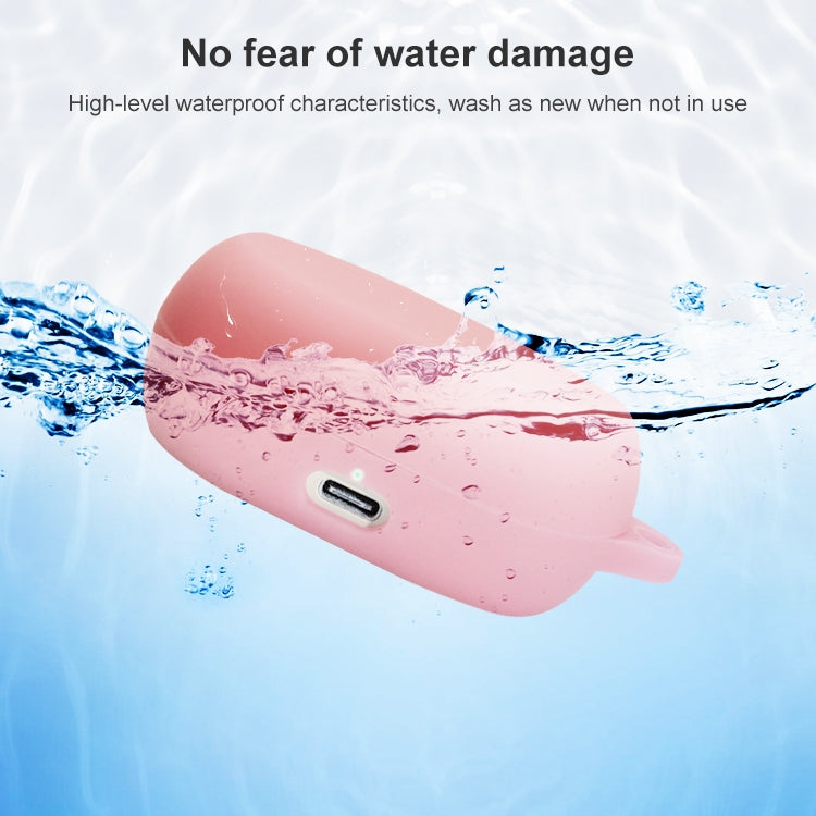 Custodia protettiva per auricolari in silicone con gancio, For Jabra Elite 7 Pro