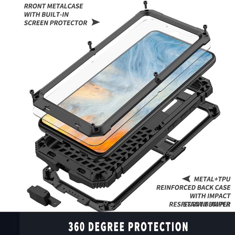 R-JUST Robusta custodia per telefono con supporto, For Samsung Galaxy S21 FE