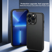 ROCK U-shield Custodia per telefono PC + TPU simile alla pelle, For iPhone 13, For iPhone 13 Pro, For iPhone 13 Pro Max