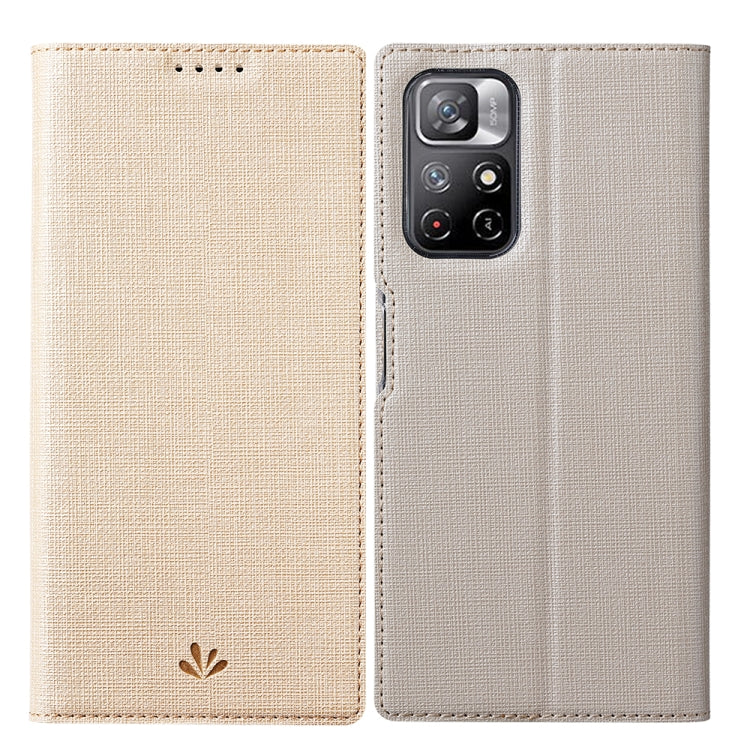 Custodia per telefono in pelle con vibrazione magnetica antiurto serie ViLi DMX, For Xiaomi Redmi Note 11, For Xiaomi Redmi Note 11 Pro