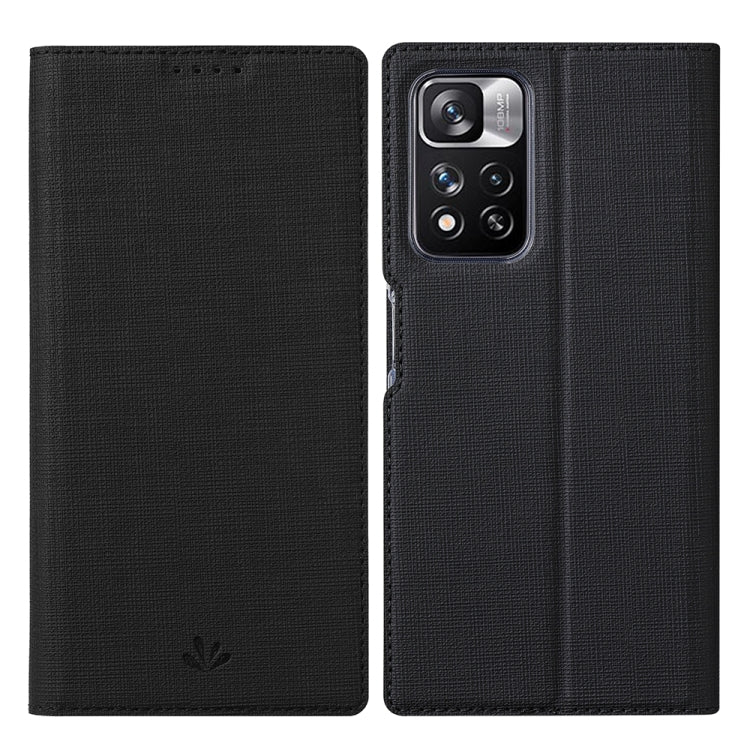 Custodia per telefono in pelle con vibrazione magnetica antiurto serie ViLi DMX, For Xiaomi Redmi Note 11, For Xiaomi Redmi Note 11 Pro