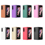 Custodia per telefono a trama semplice, For Samsung Galaxy Z Fold3 5G, For Samsung Galaxy Z Flip3 5G