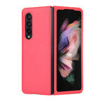 Custodia per telefono a trama semplice, For Samsung Galaxy Z Fold3 5G, For Samsung Galaxy Z Flip3 5G