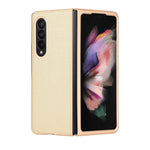 Custodia per telefono a trama semplice, For Samsung Galaxy Z Fold3 5G, For Samsung Galaxy Z Flip3 5G