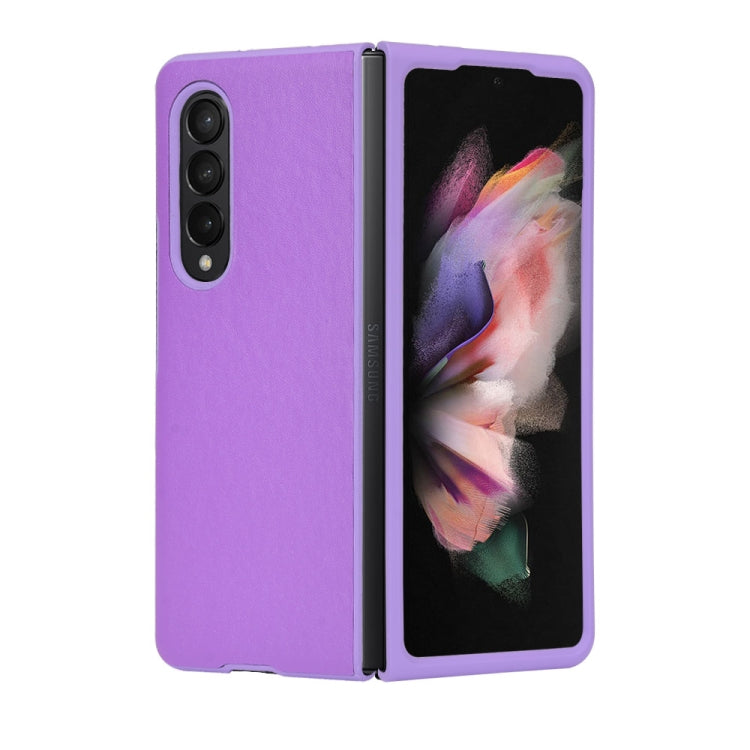 Custodia per telefono a trama semplice, For Samsung Galaxy Z Fold3 5G, For Samsung Galaxy Z Flip3 5G