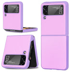 Custodia per telefono a trama semplice, For Samsung Galaxy Z Fold3 5G, For Samsung Galaxy Z Flip3 5G