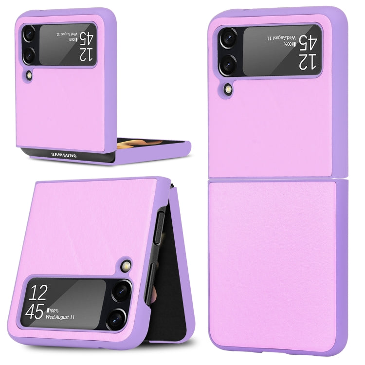 Custodia per telefono a trama semplice, For Samsung Galaxy Z Fold3 5G, For Samsung Galaxy Z Flip3 5G