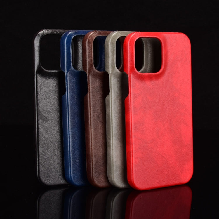 Custodia PC in pelle Litchi per iPhone 13 Pro