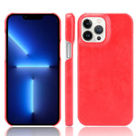 Custodia PC in pelle Litchi per iPhone 13 Pro