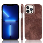 Custodia PC in pelle Litchi per iPhone 13 Pro