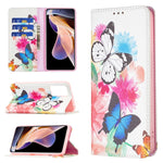 Custodia per telefono in pelle PU magnetica invisibile con motivo a disegno colorato, For Xiaomi Redmi Note 11 5G, For Xiaomi Redmi Note 11 Pro 5G / 11 Pro+ 5G