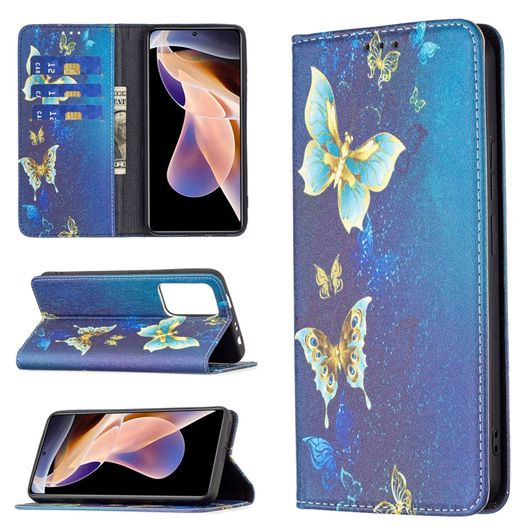 Custodia per telefono in pelle PU magnetica invisibile con motivo a disegno colorato, For Xiaomi Redmi Note 11 5G, For Xiaomi Redmi Note 11 Pro 5G / 11 Pro+ 5G