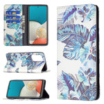 Custodia per telefono in pelle PU magnetica invisibile con motivo a disegno colorato, For Samsung Galaxy A53 5G