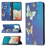 Custodia per telefono in pelle PU magnetica invisibile con motivo a disegno colorato, For Samsung Galaxy A53 5G