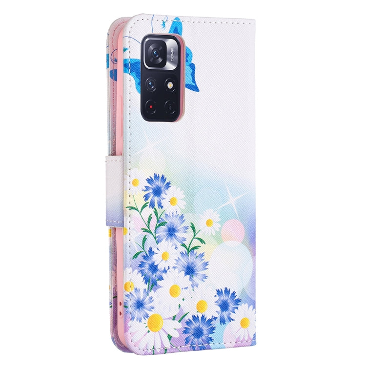 Custodia per telefono in pelle con motivo a disegno colorato, For Xiaomi Redmi Note 11T 5G / M4 Pro 5G, For Xiaomi Redmi Note 11 Pro / 11 Pro+, For Samsung Galaxy A53 5G