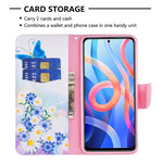 Custodia per telefono in pelle con motivo a disegno colorato, For Xiaomi Redmi Note 11T 5G / M4 Pro 5G, For Xiaomi Redmi Note 11 Pro / 11 Pro+, For Samsung Galaxy A53 5G