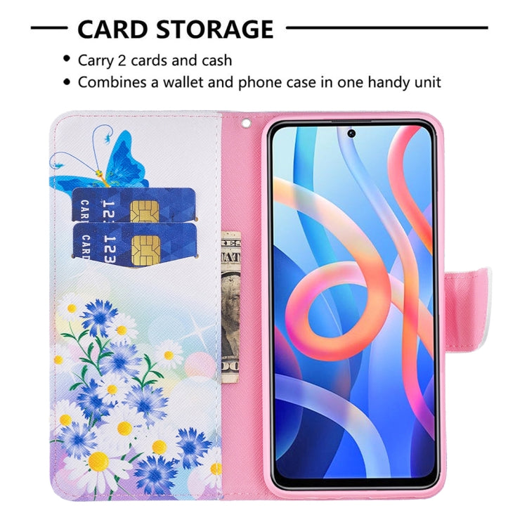 Custodia per telefono in pelle con motivo a disegno colorato, For Xiaomi Redmi Note 11T 5G / M4 Pro 5G, For Xiaomi Redmi Note 11 Pro / 11 Pro+, For Samsung Galaxy A53 5G