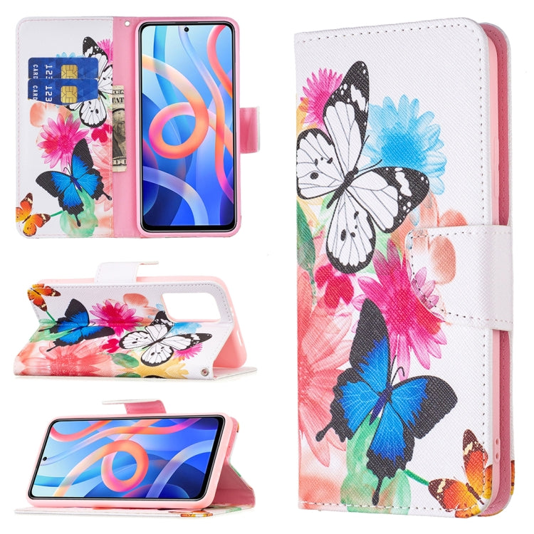 Custodia per telefono in pelle con motivo a disegno colorato, For Xiaomi Redmi Note 11T 5G / M4 Pro 5G, For Xiaomi Redmi Note 11 Pro / 11 Pro+, For Samsung Galaxy A53 5G