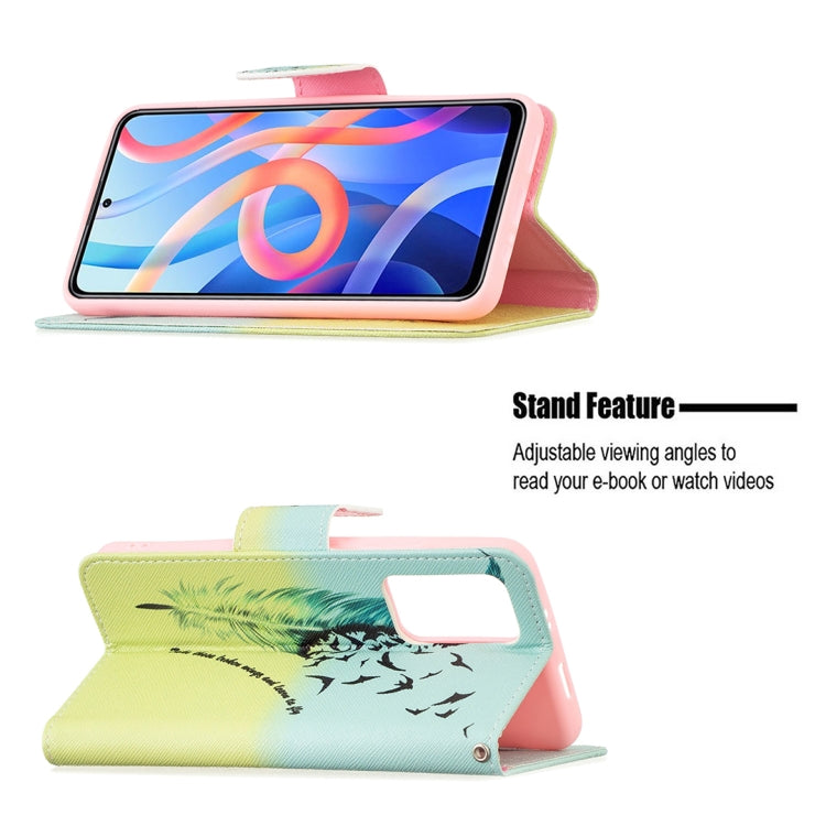 Custodia per telefono in pelle con motivo a disegno colorato, For Xiaomi Redmi Note 11T 5G / M4 Pro 5G, For Xiaomi Redmi Note 11 Pro / 11 Pro+, For Samsung Galaxy A53 5G