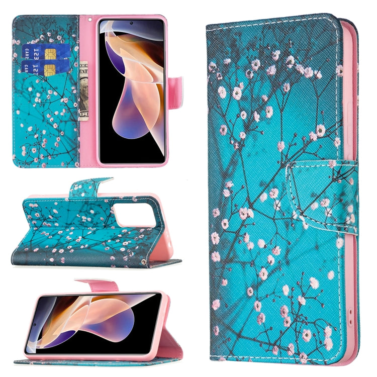 Custodia per telefono in pelle con motivo a disegno colorato, For Xiaomi Redmi Note 11T 5G / M4 Pro 5G, For Xiaomi Redmi Note 11 Pro / 11 Pro+, For Samsung Galaxy A53 5G