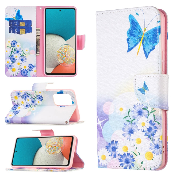 Custodia per telefono in pelle con motivo a disegno colorato, For Xiaomi Redmi Note 11T 5G / M4 Pro 5G, For Xiaomi Redmi Note 11 Pro / 11 Pro+, For Samsung Galaxy A53 5G
