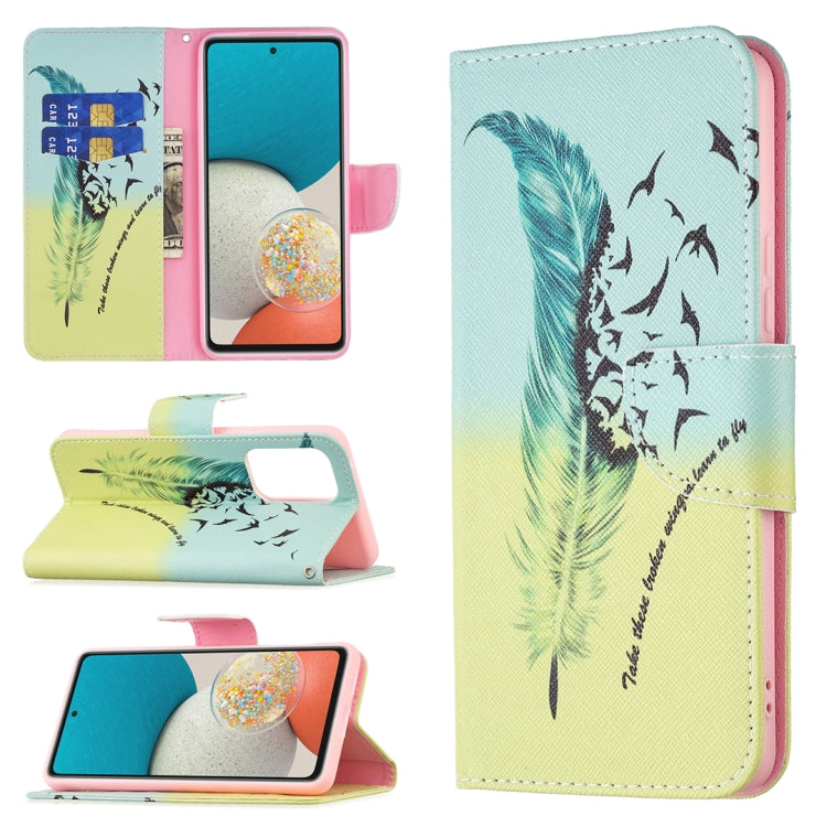 Custodia per telefono in pelle con motivo a disegno colorato, For Xiaomi Redmi Note 11T 5G / M4 Pro 5G, For Xiaomi Redmi Note 11 Pro / 11 Pro+, For Samsung Galaxy A53 5G