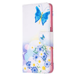 Custodia per telefono in pelle con motivo a disegno colorato, For Samsung Galaxy M52 5G